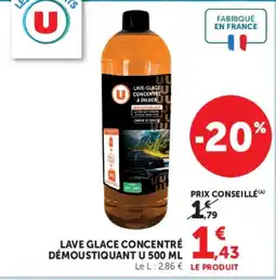 Super U Lave glace concentré démoustiquant u offre
