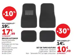 Super U Set de tapis voiture offre