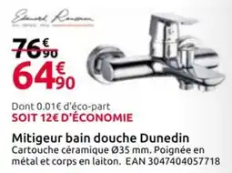 Mr Bricolage Mitigeur bain douche Dunedin offre