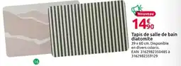 Mr Bricolage Tapis de salle de bain diatomite offre