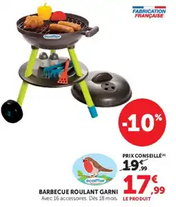 Super U Barbecue roulant garni offre