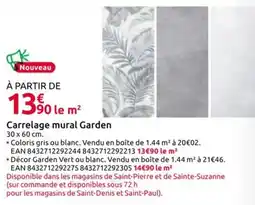 Mr Bricolage Carrelage mural Garden offre