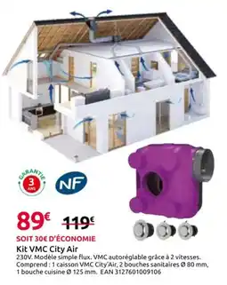 Mr Bricolage Kit VMC City Air offre