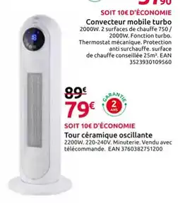 Mr Bricolage Tour céramique oscillante offre