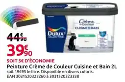 Mr Bricolage Peinture Crème de Couleur Cuisine et Bain offre