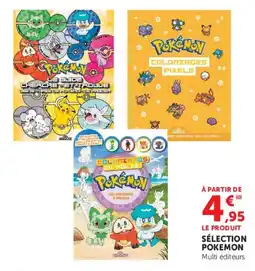 Super U Sélection pokemon offre