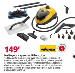 Mr Bricolage Wagner Nettoyeur vapeur multifonction offre
