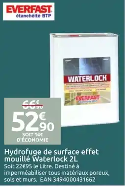 Mr Bricolage Hydrofuge de surface effet mouillé Waterlock offre