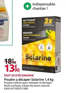 Mr Bricolage Poudre a décaper Solarine offre