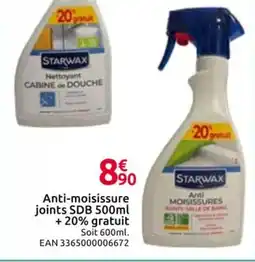 Mr Bricolage Anti-moisissure joints SDB offre