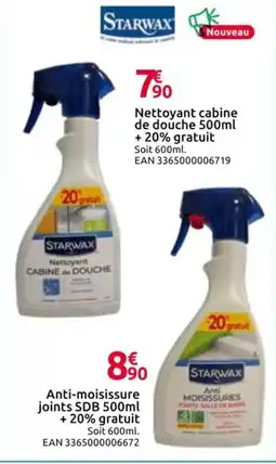 Mr Bricolage Starwax Nettoyant cabine de douche offre