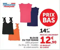 Super U Blouse ou top femme offre