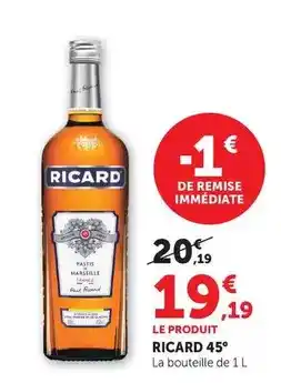 Super U Ricard - 45° offre