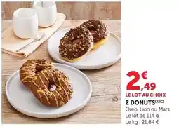 Super U 2 donuts offre