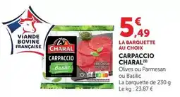 Super U Charal - carpaccio offre