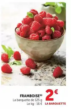 Super U Framboise offre