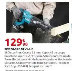 Rural Master Scie sabre 18 v nue offre
