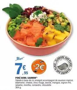 E.Leclerc Poké bowl saumon offre