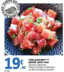 E.Leclerc Thon albacore marine sauce soja offre