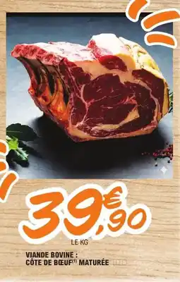 E.Leclerc Viande bovine: côte de bœuf offre