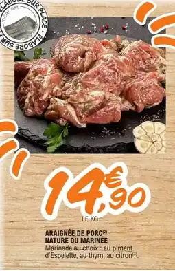 E.Leclerc Araignée de porc nature ou marinee offre