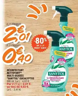 E.Leclerc Sanytol - désinfectant nettoyant multi-usages offre