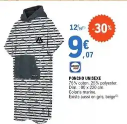 E.Leclerc Dim - poncho unisexe offre