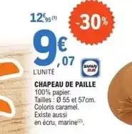 E.Leclerc Chapeau de paille offre