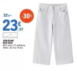 E.Leclerc Jean blanc offre