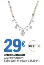 E.Leclerc Collier amazonite offre