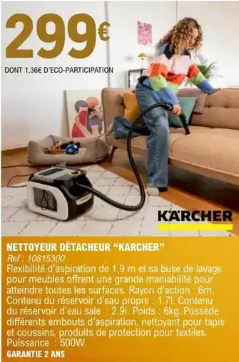 Kärcher - nettoyeur détacheur