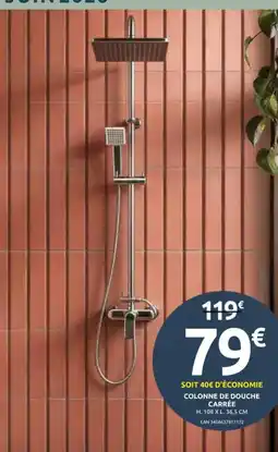 Mr Bricolage Colonne de douche carrée offre