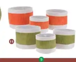 Mr Bricolage Set de 3 paniers bicolore velours offre