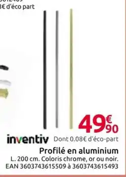 Mr Bricolage Inventiv Profilé en aluminium offre