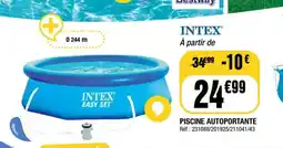 La Foir'Fouille INTEX Piscine autoportante offre