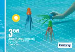 La Foir'Fouille Jeu de plongée 3 poulpes offre