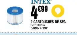 La Foir'Fouille INTEX 2 cartouches de spa offre