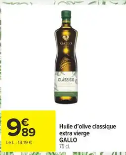 Carrefour GALLO Huile d'olive classique extra vierge offre