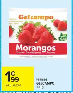 Carrefour GELCAMPO Fraises offre