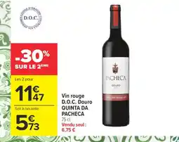 Carrefour QUINTA DA PACHECA Vin rouge D.O.C. Douro offre