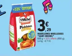 E.Leclerc Madeleines moelleuses offre