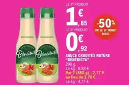 E.Leclerc BÉNÉDICTA Sauce crudités nature offre