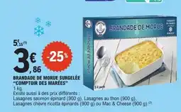 E.Leclerc COMPTOIR DES MARÉES Brandade de morue surgelée offre