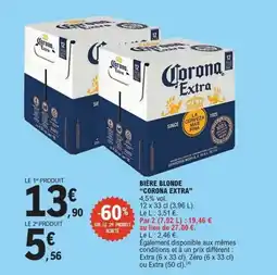 E.Leclerc CORONA EXTRA Bière blonde offre