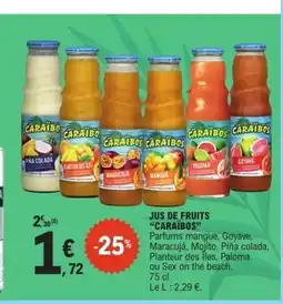 E.Leclerc CARAÏBOS Jus de fruits offre