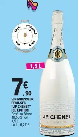 E.Leclerc JP CHENET Vin mousseux demi-sec ice édition offre