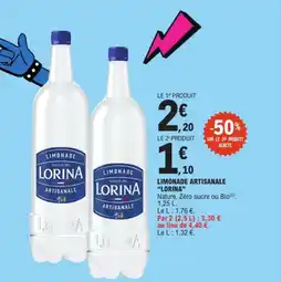 E.Leclerc LORINA Limonade artisanale offre