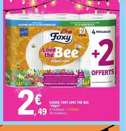 E.Leclerc FOXY Essuie-tout love the bee offre