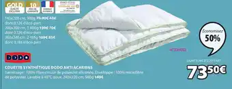 JYSK Couette Synthétique Dodo Anti Acariens offre