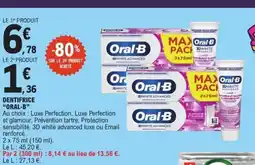 E.Leclerc ORAL-B Dentifrice offre
